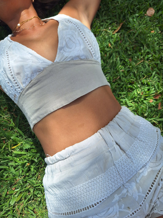 Duo crop top & short