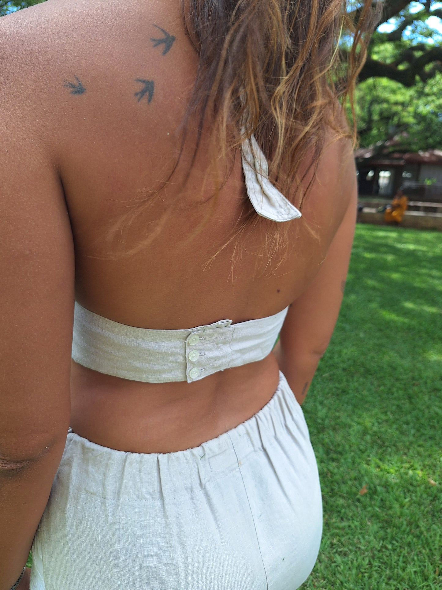 Duo crop top & short