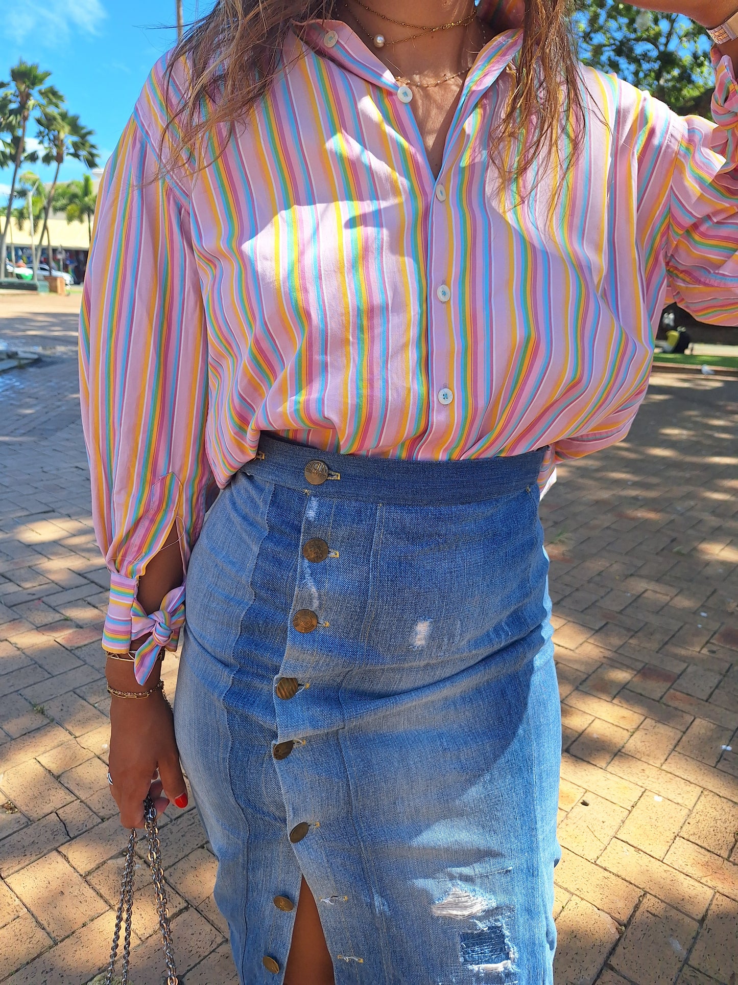 Chemise rainbow