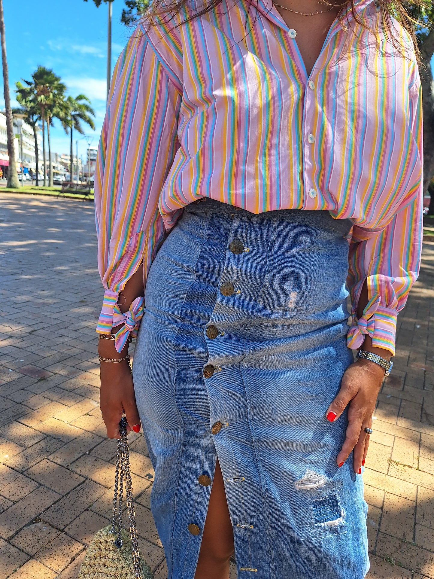 Chemise rainbow