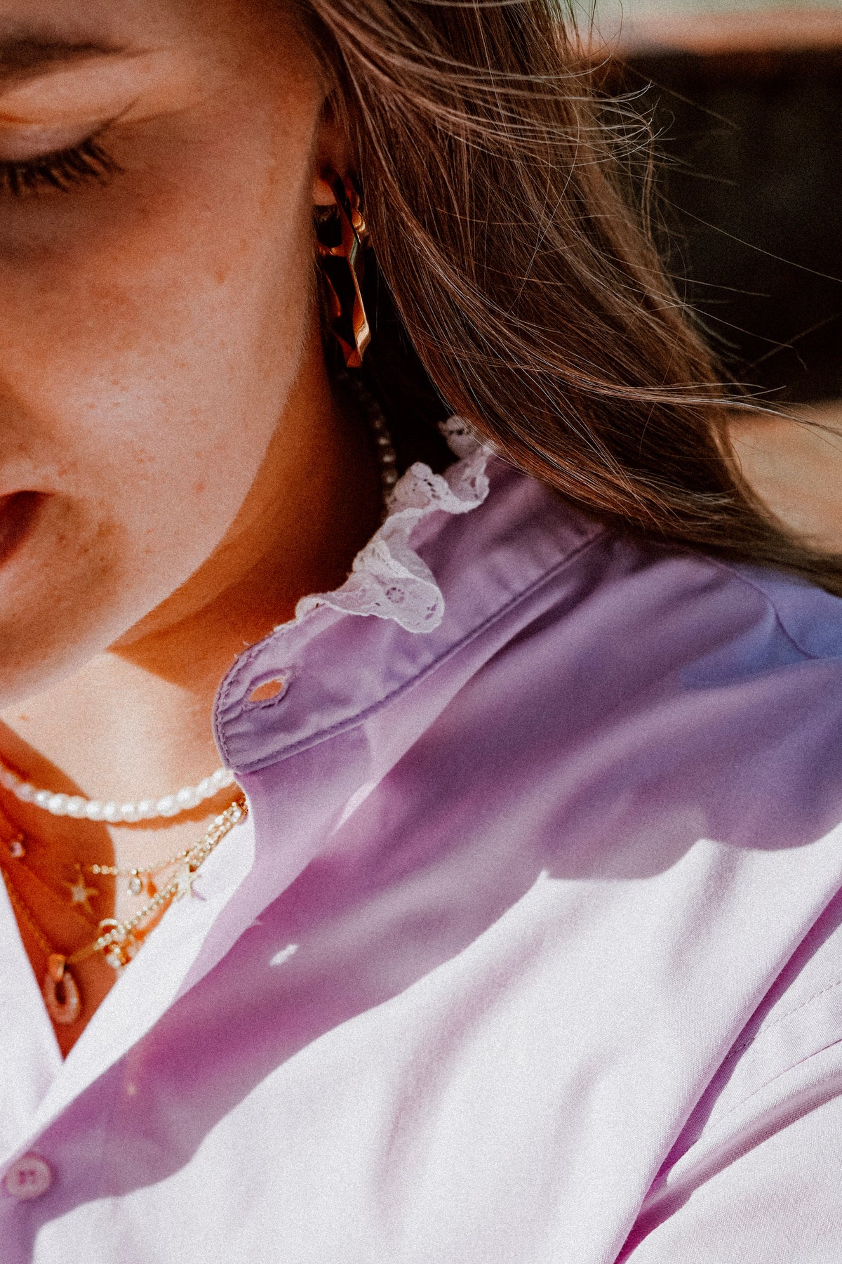 Chemise noeuds Lila